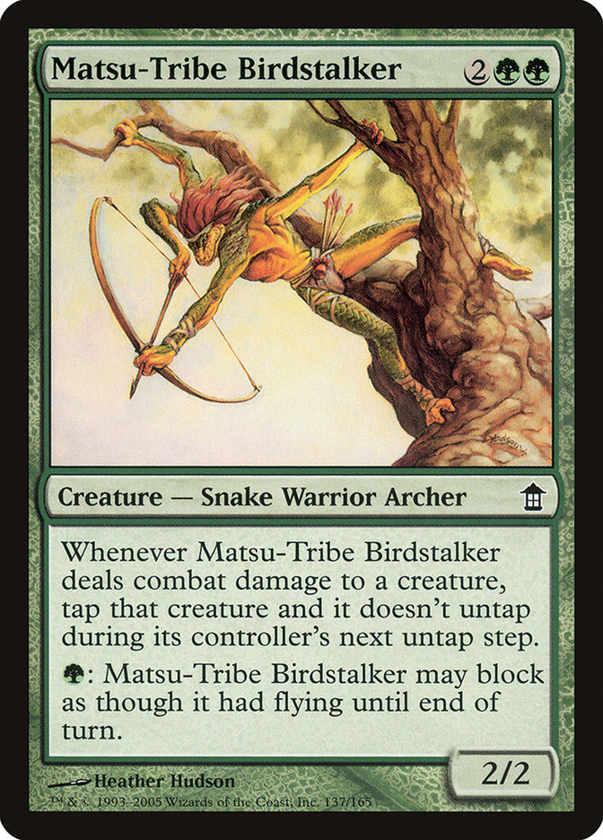 Matsu-Tribe Birdstalker [Salvadores de Kamigawa] 