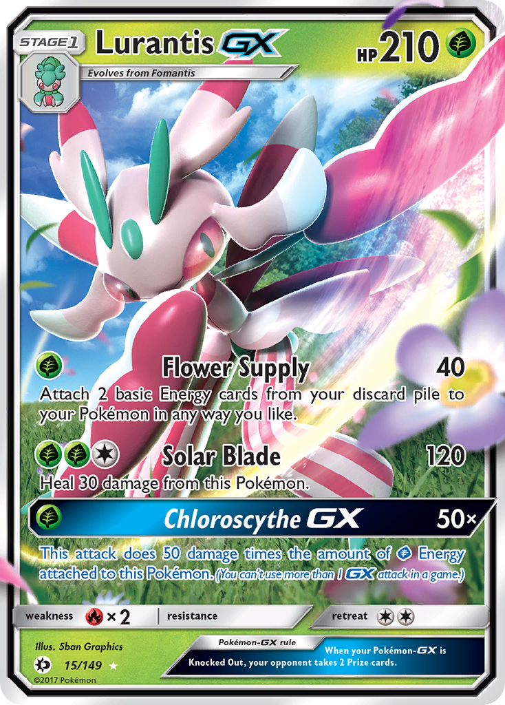 Lurantis GX (15/149) [Sol y Luna: Conjunto básico] 