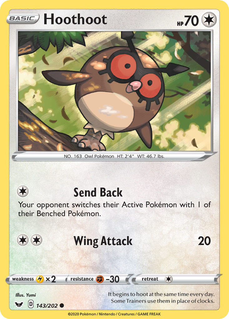 Hoothoot (143/202) [Espada y escudo: conjunto básico] 