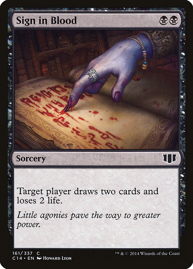 Iniciar sesión Sangre [Commander 2014] 