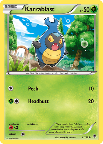 Karrablast (8/119) [XY: Fuerzas fantasma] 