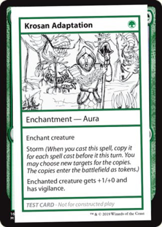 Adaptación de Krosan (edición 2021) [Tarjetas de prueba de juego Mystery Booster] 