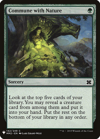 Comunión con la naturaleza [Mystery Booster] 