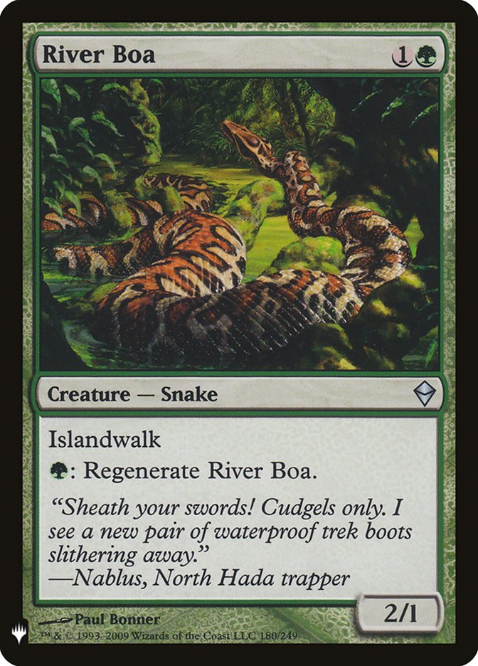 Boa del río [Potenciador misterioso] 