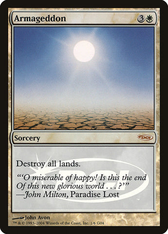 Armageddon [Tarjetas de regalo para jueces 2004] 