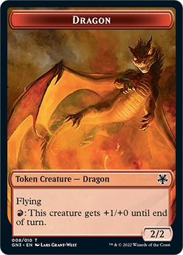 Dragón // Ficha de guerrero elfo de doble cara [Noche de juegos: fichas gratuitas para todos] 