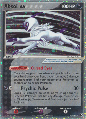 Absol ex (92/108) [EX: Guardianes del poder] 