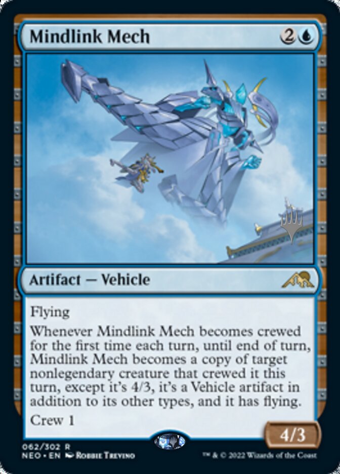 Mindlink Mech (paquete promocional) [Kamigawa: Promociones de Neon Dynasty] 