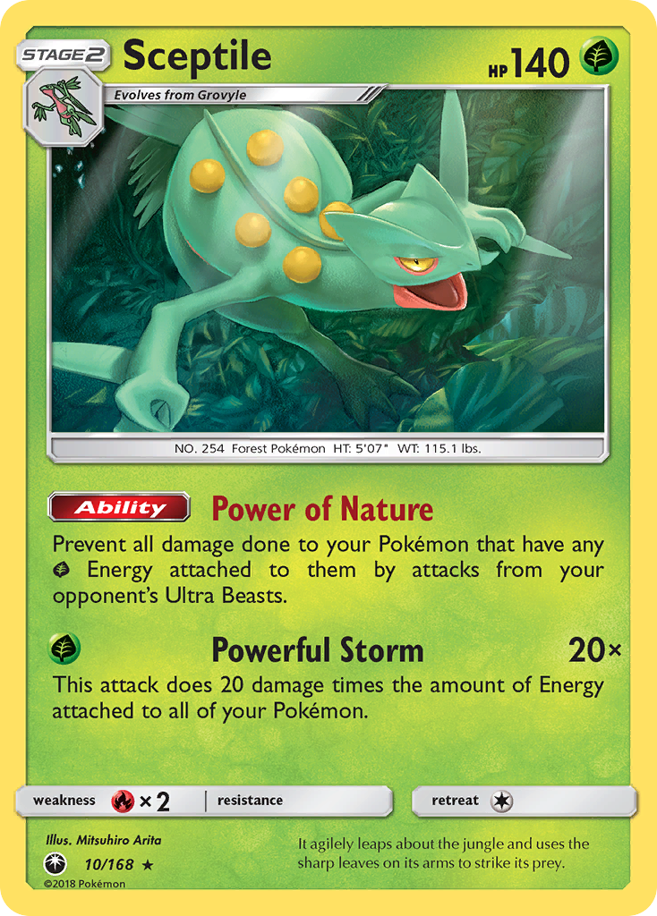 Sceptile (10/168) [Sol y Luna: Tormenta Celestial] 