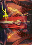 Tarjeta de arte de gran espada ramosiana (firma estampada en oro) [Serie de arte March of the Machine] 
