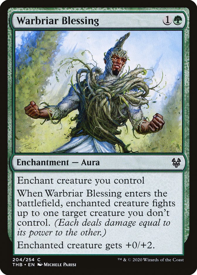 Bendición de Warbriar [Theros más allá de la muerte] 