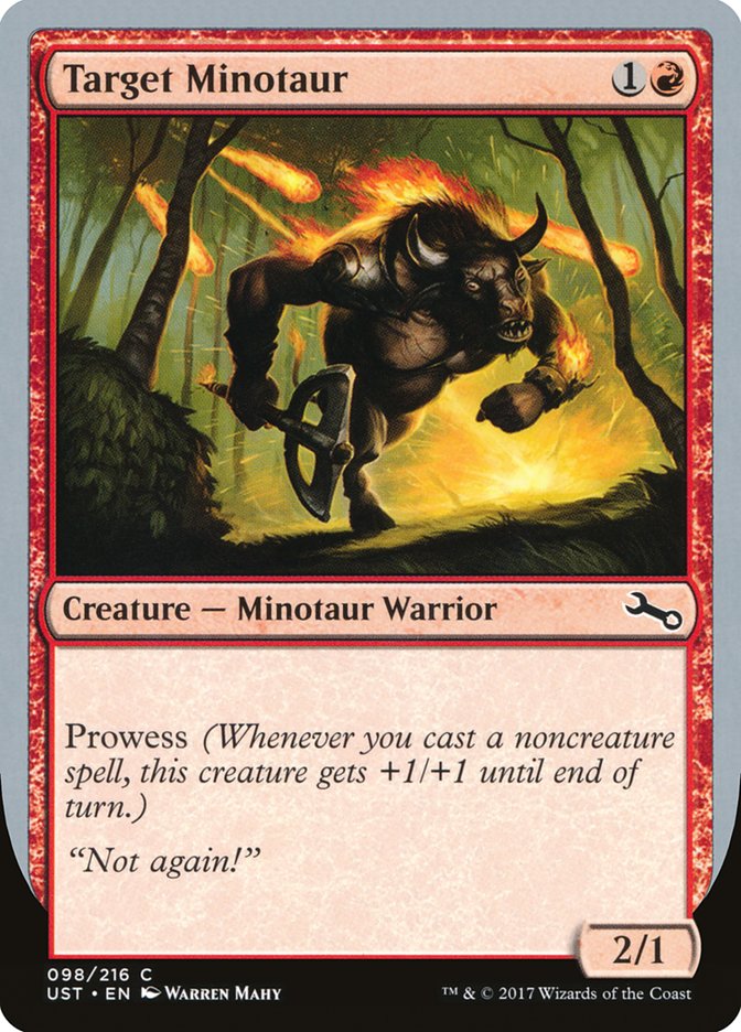 Minotauro objetivo (arte de fuego) [inestable] 