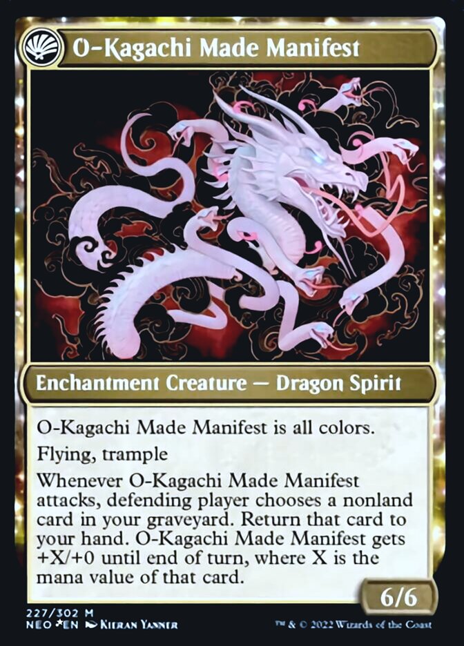 La guerra de Kami // O-Kagachi se manifiesta [Promociones de presentación de Kamigawa: Neon Dynasty] 