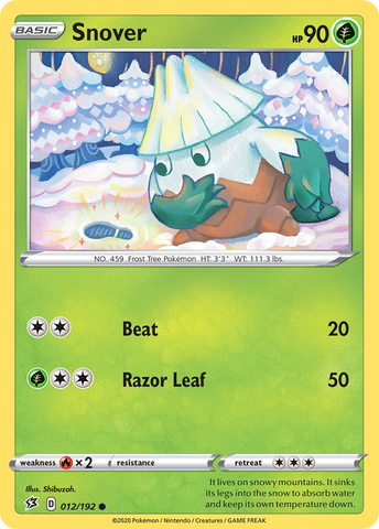Snover (012/192) [Espada y escudo: Choque rebelde] 