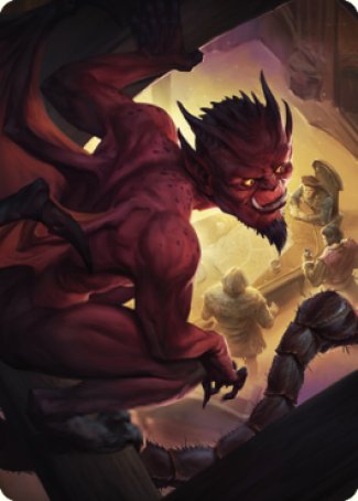 Tarjeta de arte del diablillo infame [Commander Legends: Battle for Baldur's Gate Art Series] 