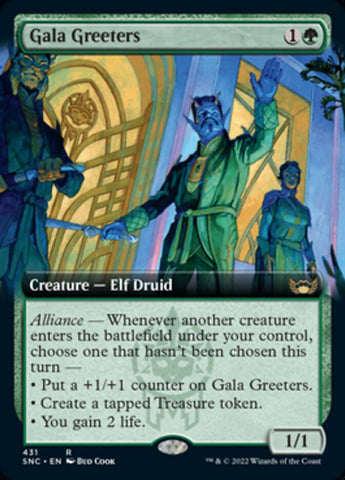 Gala Greeters (arte extendido) [Calles de New Capenna] 