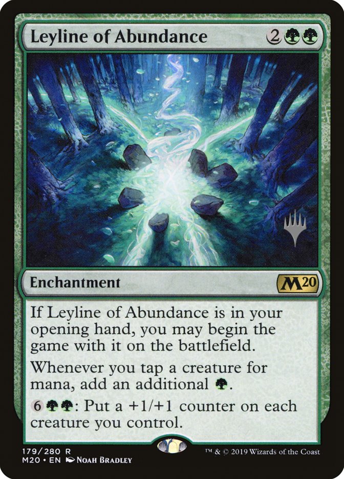 Leyline of Abundance (paquete promocional) [Promociones de la colección básica 2020] 