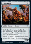 Clay Golem [Dragones y Mazmorras: Aventuras en los Reinos Olvidados Commander] 