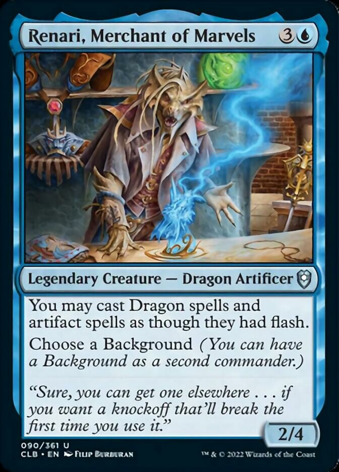 Renari, Mercader de Maravillas [Commander Legends: Batalla por Baldur's Gate] 