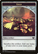 Oro // Caballero (005) Ficha de doble cara [Fichas Commander 2015] 