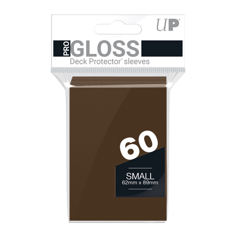 Ultra PRO: Fundas pequeñas de 60 ct - PRO-Gloss (marrón) 