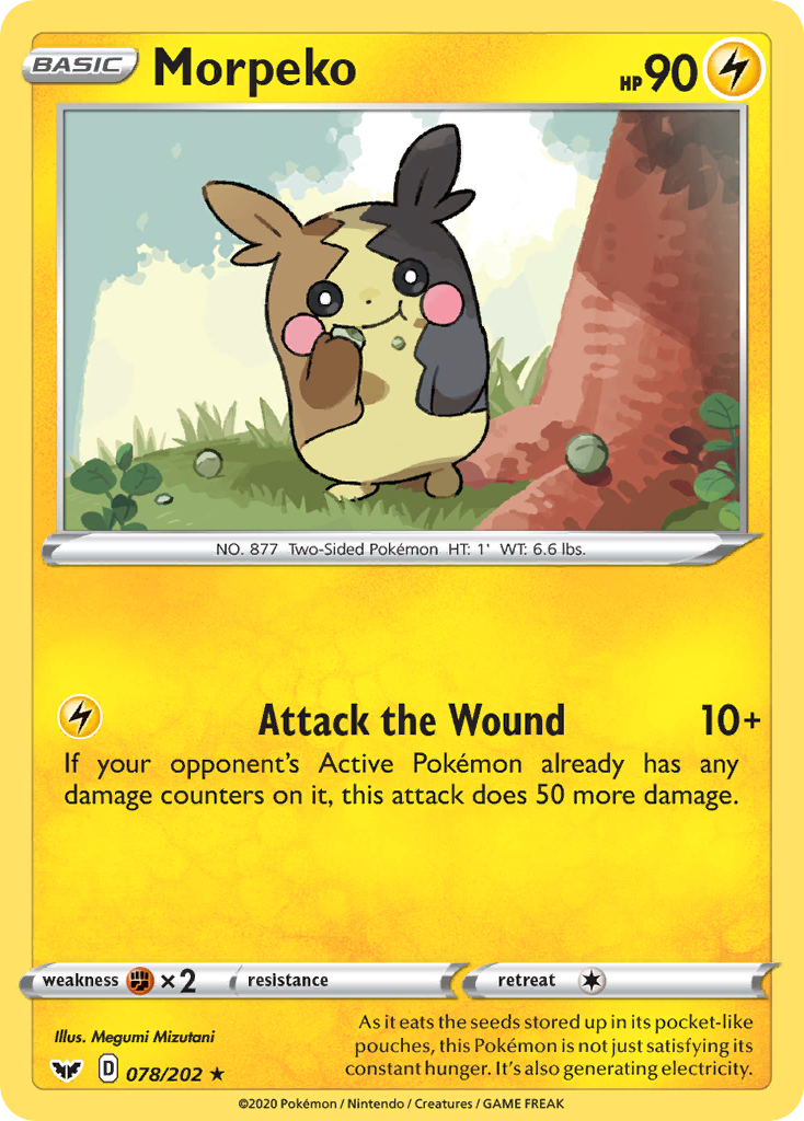 Morpeko (078/202) [Espada y escudo: conjunto básico] 