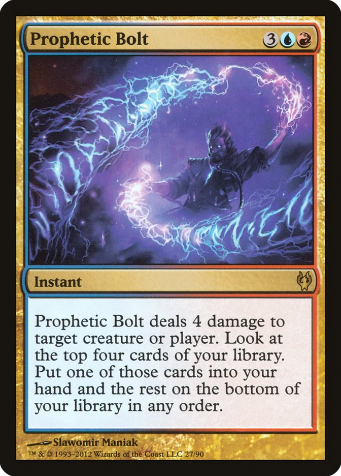 Rayo profético [Mazos de duelo: Izzet vs.Golgari] 