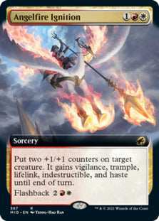 Angelfire Ignition (arte extendido) [Innistrad: Midnight Hunt] 