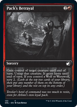 La traición de la manada [Innistrad: función doble] 