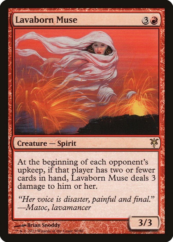 Lavaborn Muse [Mazos de duelo: Sorin vs. Tibalt] 