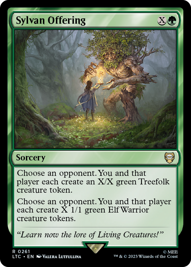 Ofrenda Sylvan [El Señor de los Anillos: Tales of Middle-Earth Commander] 