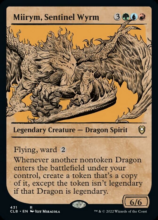 Miirym, Sentinel Wyrm (Escaparate) [Commander Legends: Batalla por Baldur's Gate] 