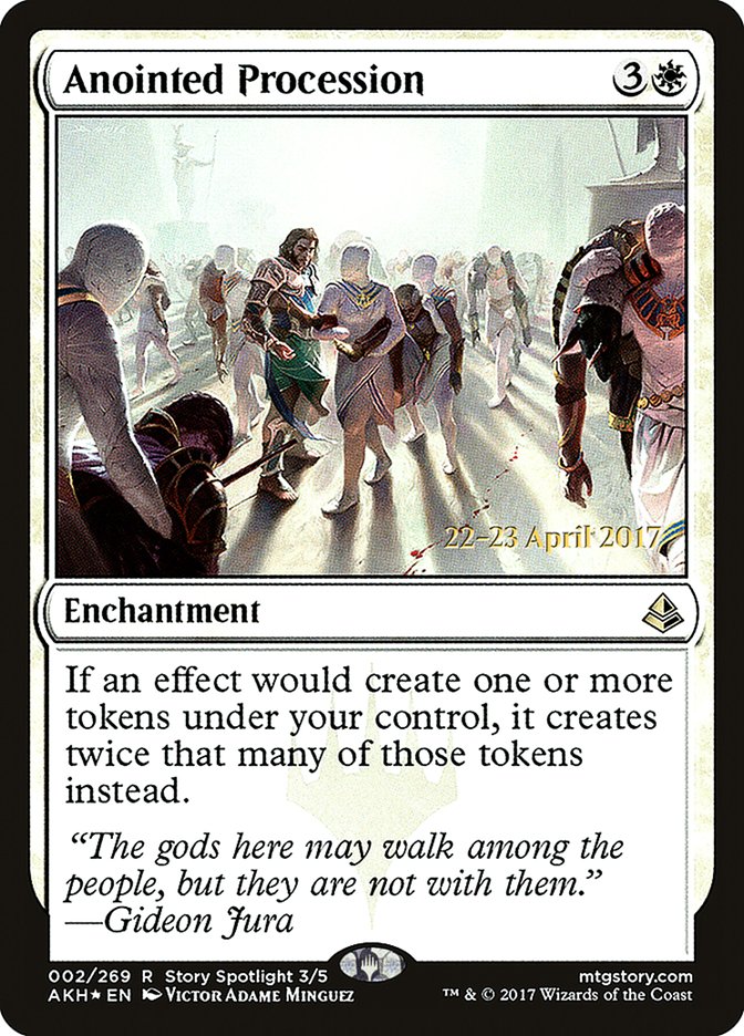 Procesión ungida [Promociones de presentación de Amonkhet] 