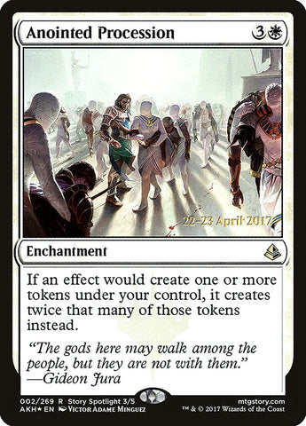 Procesión ungida [Promociones de presentación de Amonkhet] 