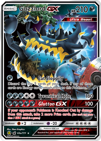 Guzzlord GX (63a/111) [Promociones de arte alternativas] 