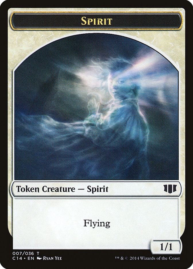 Soldado // Ficha espiritual de doble cara [Fichas Commander 2014] 
