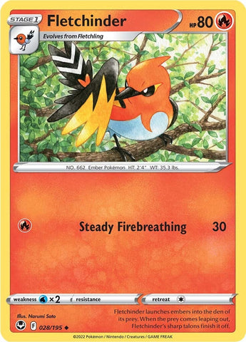 Fletchinder (028/195) [Espada y escudo: Tempestad de plata] 