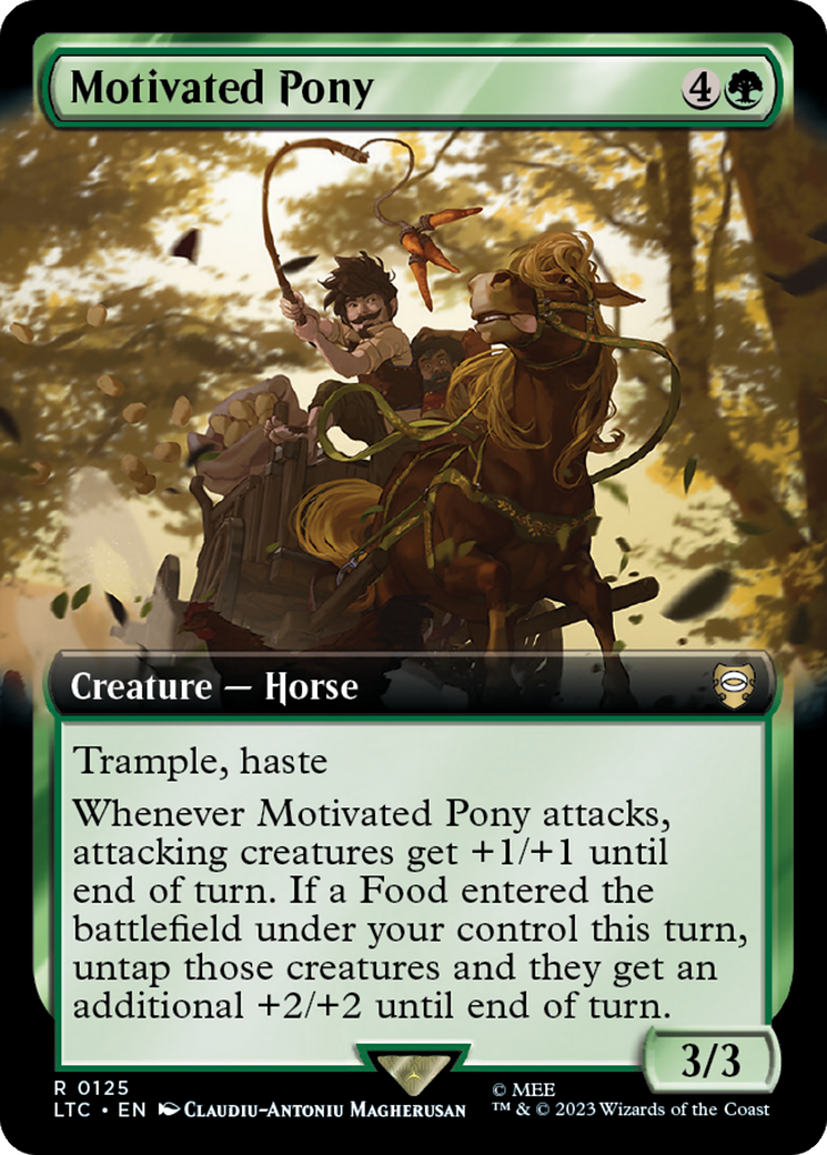 Pony motivado (arte extendido) [El Señor de los Anillos: Tales of Middle-Earth Commander] 