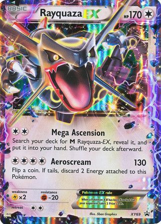 Rayquaza EX (XY69) (Tarjeta Jumbo) [XY: Promociones Black Star] 
