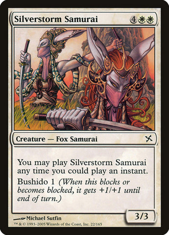 Silverstorm Samurai [Traidores de Kamigawa] 