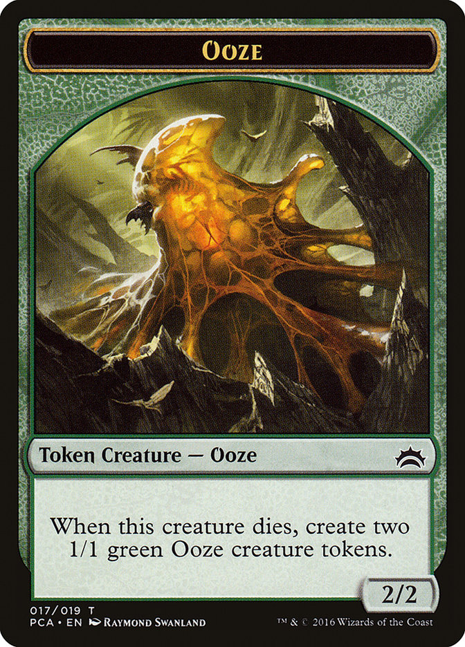 Ooze (016) // Ooze (017) Ficha de doble cara [Fichas de antología Planechase] 