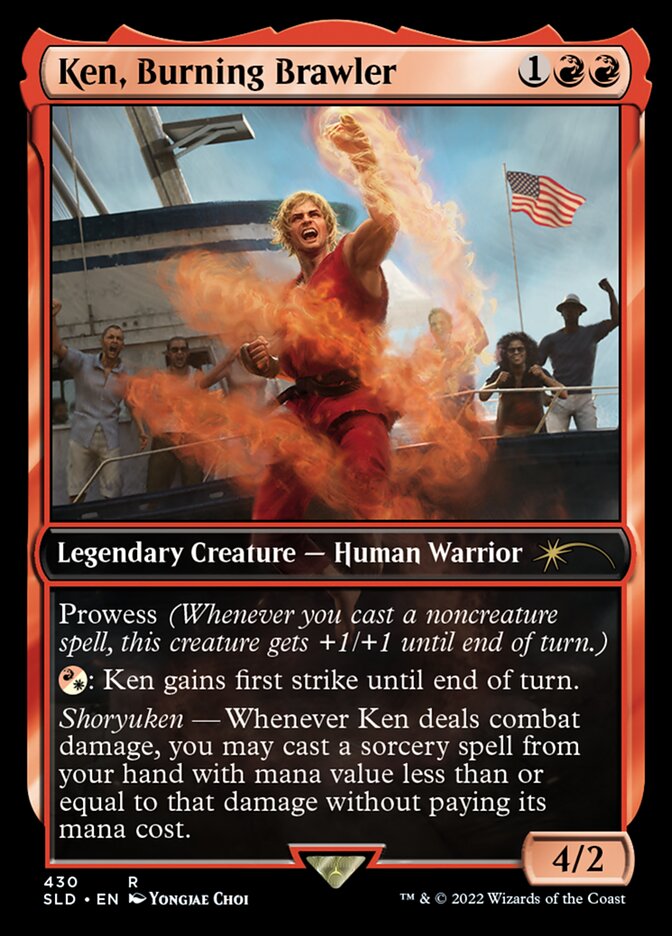 Ken, Burning Brawler [Serie Secret Lair Drop] 