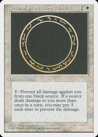 Círculo de protección: negro [Cuarta edición] 