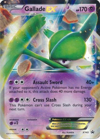 Gallade EX (XY45) (Tarjeta Jumbo) [XY: Promociones Black Star] 