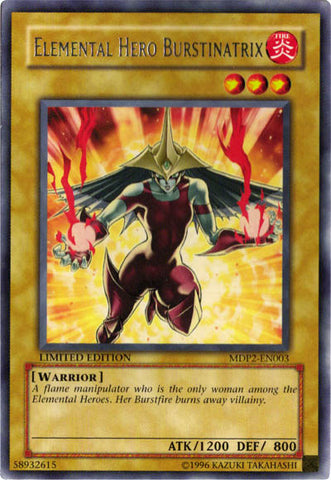 Héroe elemental Burstinatrix [MDP2-EN003] Raro 