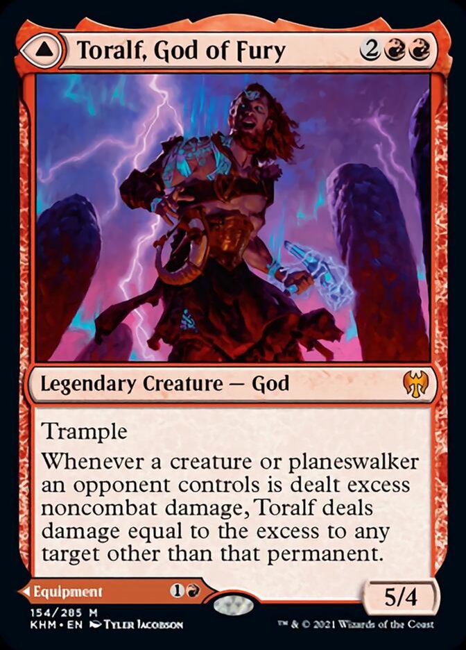 Toralf, dios de la furia // Martillo de Toralf [Kaldheim] 