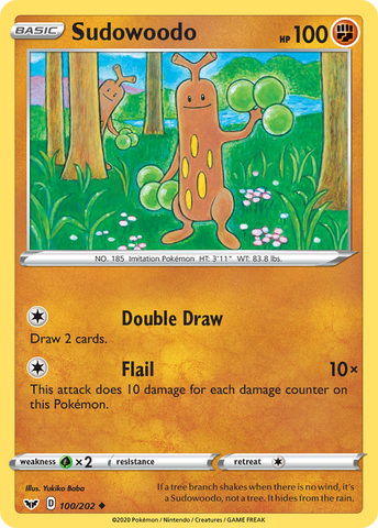 Sudowoodo (100/202) [Espada y escudo: conjunto básico] 