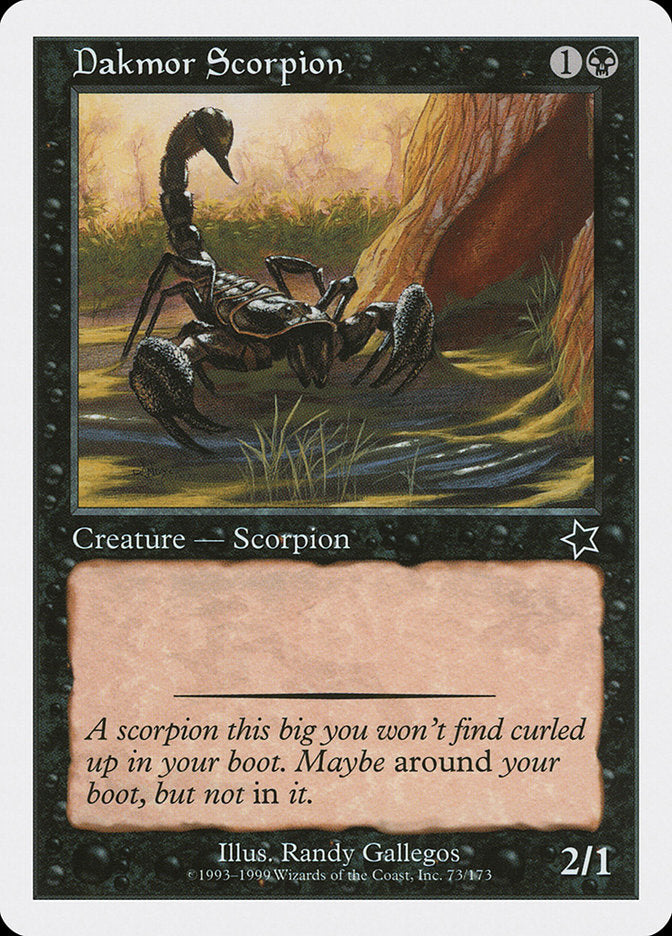 Dakmor Scorpion [Inicio 1999] 