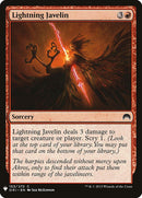 Lightning Javelin [potenciador misterioso] 