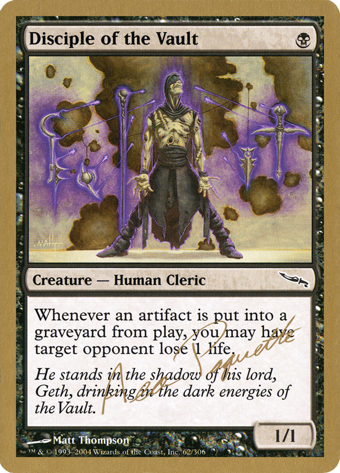 Discípulo de la Bóveda (Aeo Paquette) [World Championship Decks 2004] 